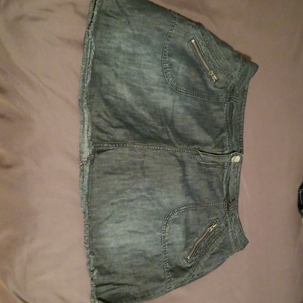 Lane Bryant denim skort sz 16